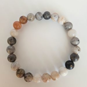 Bracelet Agate Plume