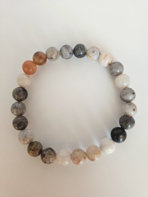 Bracelet Agate Plume