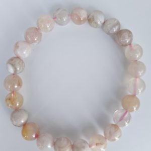 Bracelet Agate fleur de cerisier
