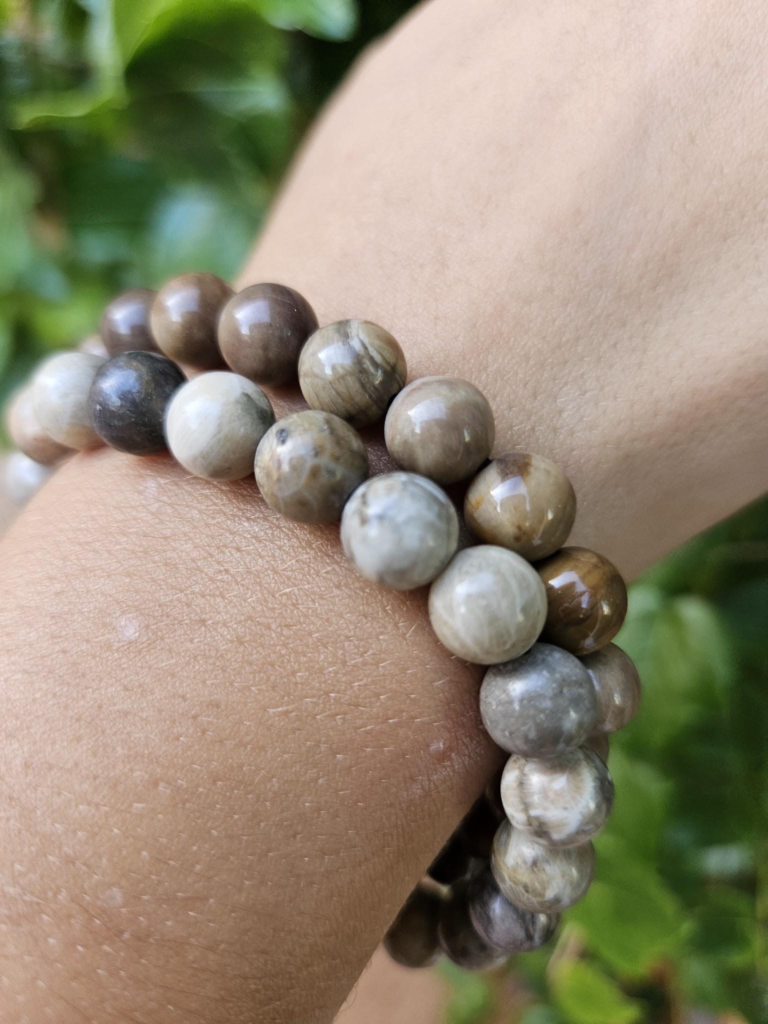 Bracelet Bois Fossile