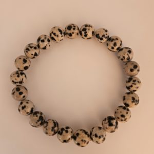 Bracelet Jaspe Dalmatien