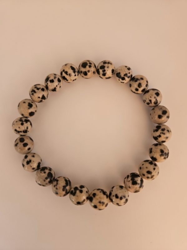 Bracelet Jaspe Dalmatien