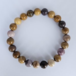 Bracelet pierre jaspe mokaite