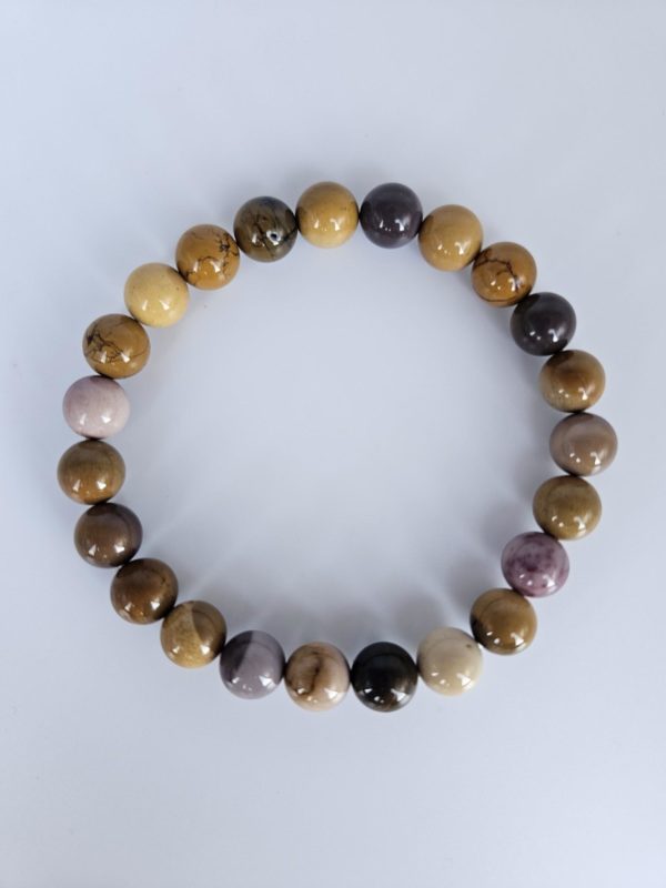 Bracelet pierre jaspe mokaite