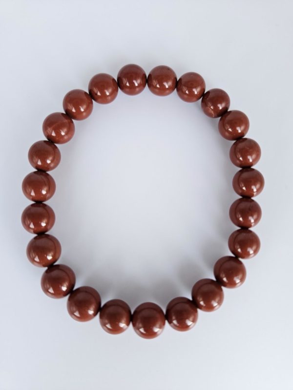 Bracelet pierres Jaspe rouge
