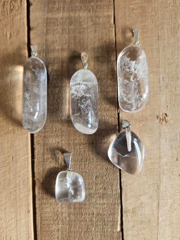 Pendentif Pierre naturelle Cristal de Roche