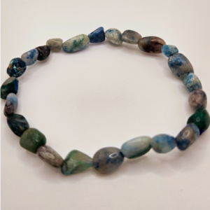 Bracelet chrysocolle shattuckite